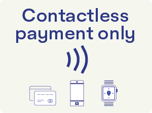 Contactless payment only